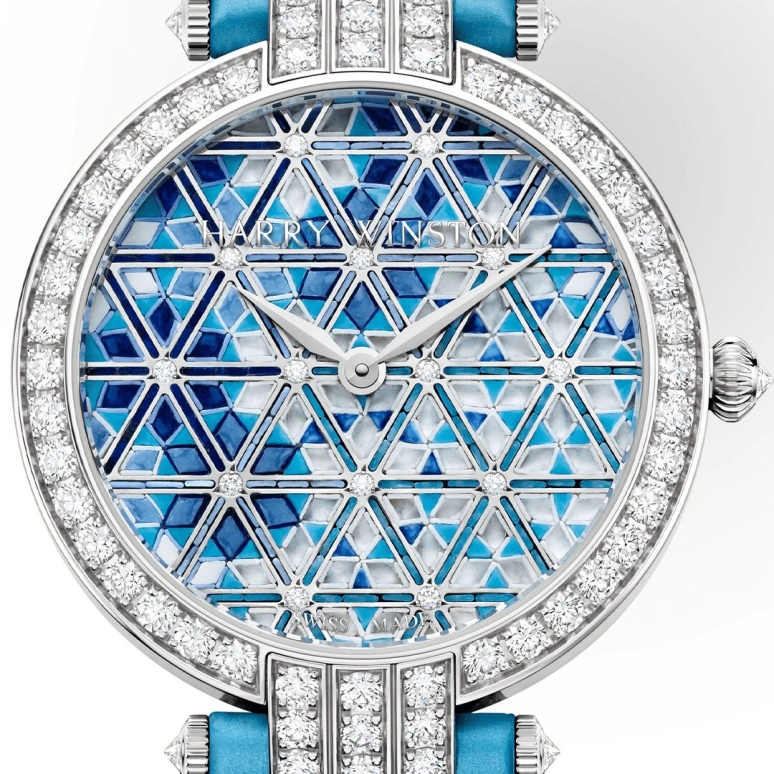 Harry Winston,The Premier 36mm,36mm,Gold,White Gold,Automatic,In-house Caliber,Open,PRNAHM36WW025