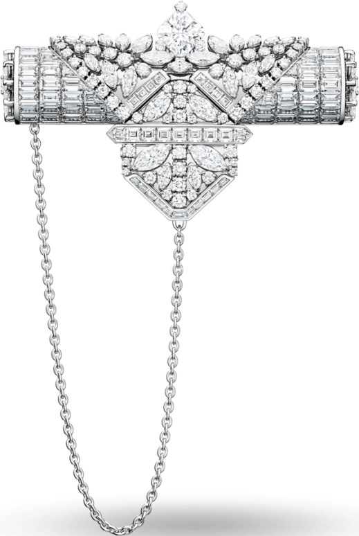 Harry Winston,High Jewelry Timepieces 17x21mm,17x21mm,Gold,White Gold,Quartz,In-house Caliber,Closed,HJTQHM54WW001