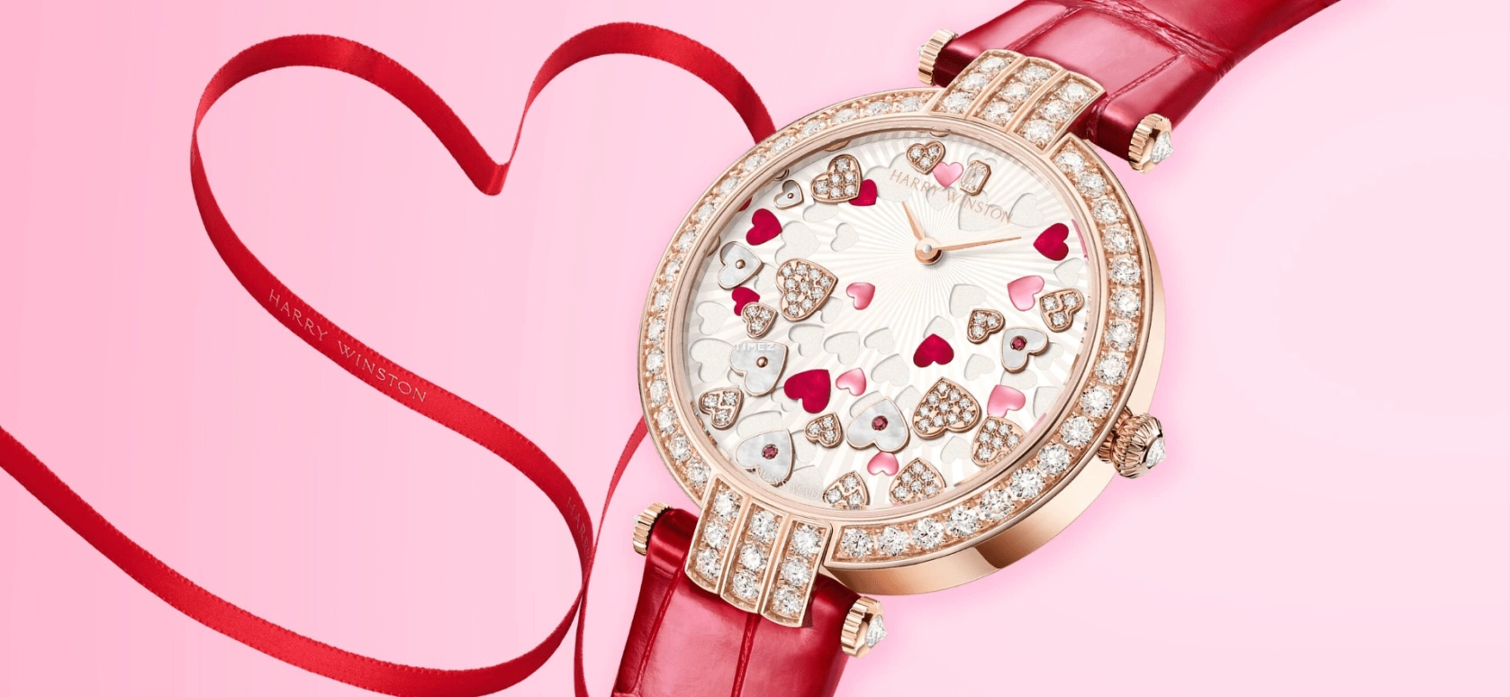 Harry Winston,The Premier 36mm,36mm,Rose Gold,Silver White,Automatic,Sapphire,Hardlex,Round,PRNAHM36RR035