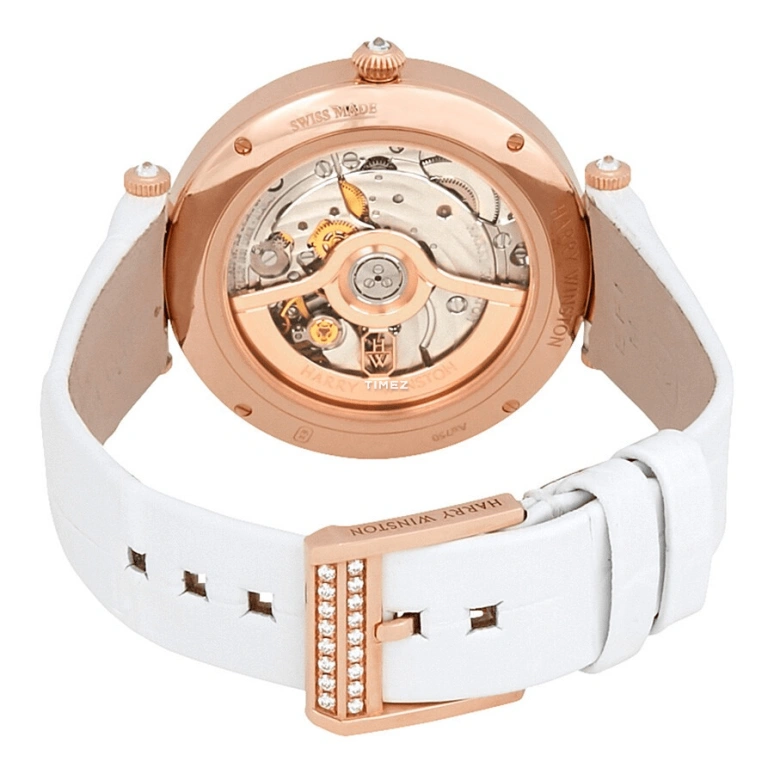 Harry Winston,The Premier 36mm,36mm,Rose Gold,Automatic,In-house Caliber,Sapphire,Crystal Glass,PRNAHM36RR011