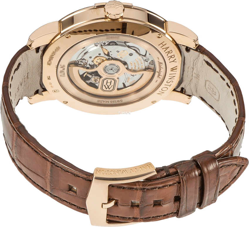 Harry Winston,Midnight 42mm,42mm,Rose Gold,Silver,Black,Automatic,Big Date,Sapphire,Crystal Glass,MIDABD42RR001