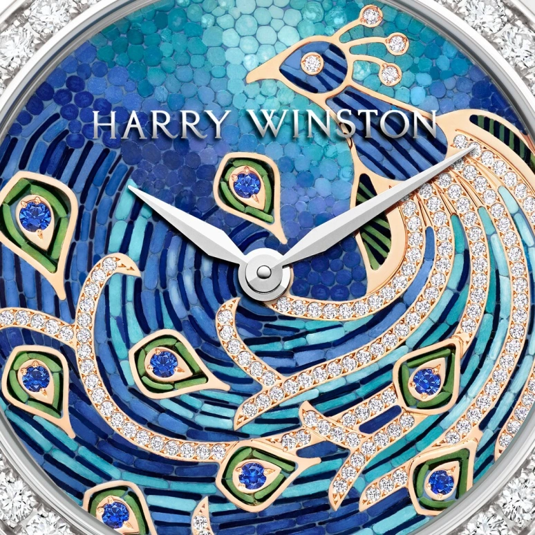 Harry Winston,The Premier 36mm,36mm,Gold,White Gold,Automatic,In-house Caliber,Open,PRNAHM36WW026