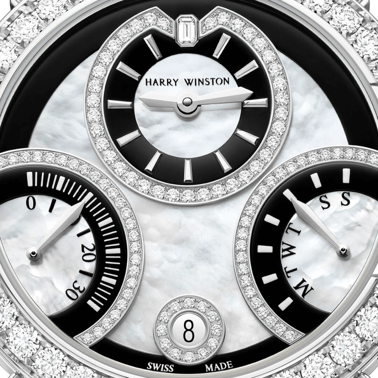 Harry Winston,The Ocean 36mm,36mm,Gold,White Gold,White,Automatic,In-house Caliber,Mother of Pearl,OCEABI36WW059