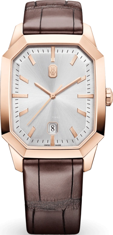 Harry Winston,Emerald 33.3x39.3mm,33.3x39.3mm,Rose Gold,Gold,Automatic,In-house Caliber,Opal,EMEAHD33RR001