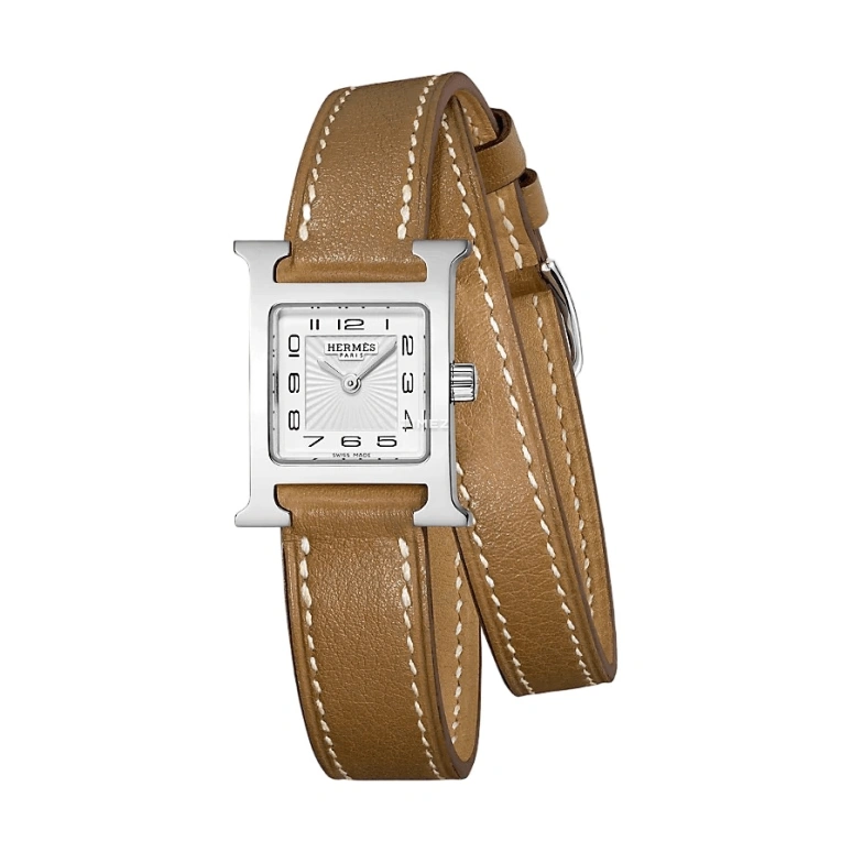 Hermès,Heure H 17.20x17.20mm,17.20x17.20mm,Stainless Steel,White,Quartz,Sapphire,Crystal Glass,Square,W037962WW00
