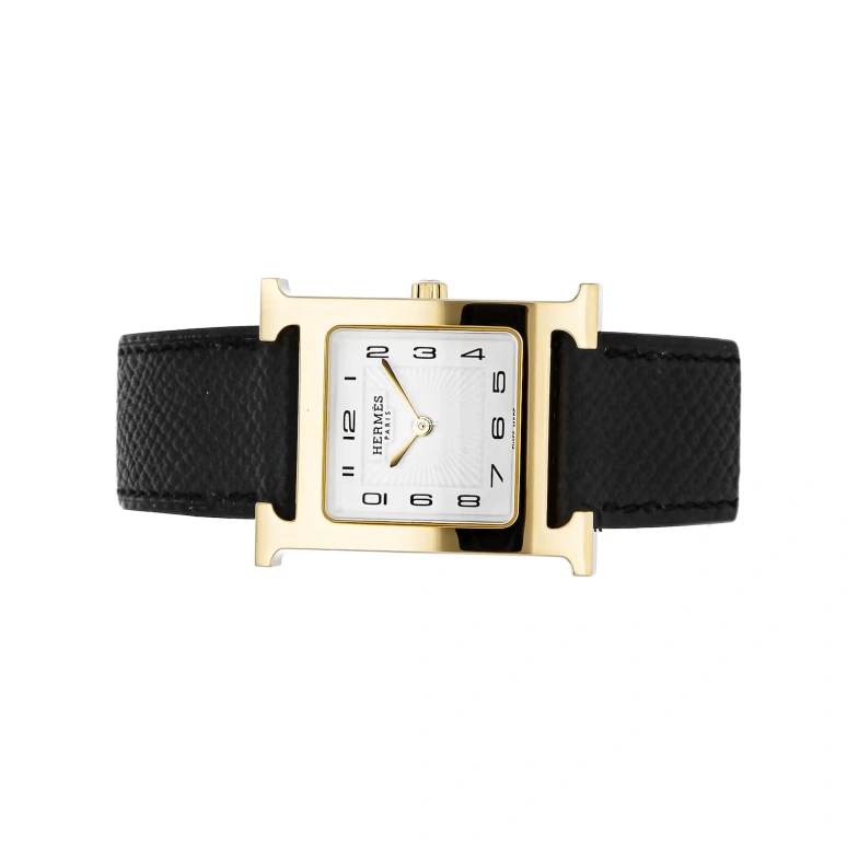 Hermès,Heure H 26x26mm,26x26mm,Stainless Steel,White,Quartz,Sapphire,Crystal Glass,Square,W036784WW00