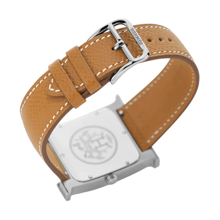 Hermès,Cape Cod 29x29mm,29x29mm,Stainless Steel,White,Quartz,Sapphire,Crystal Glass,Square,W043653WW00