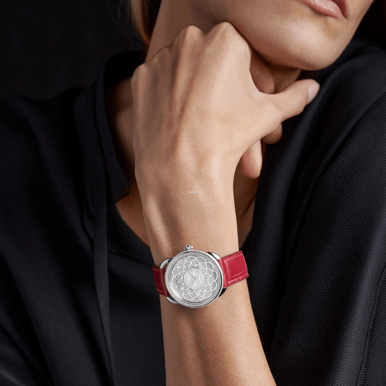 Hermès,Arceau 34mm,34mm,White Gold,White,Automatic,50hours,In-house Caliber,W047855WW00