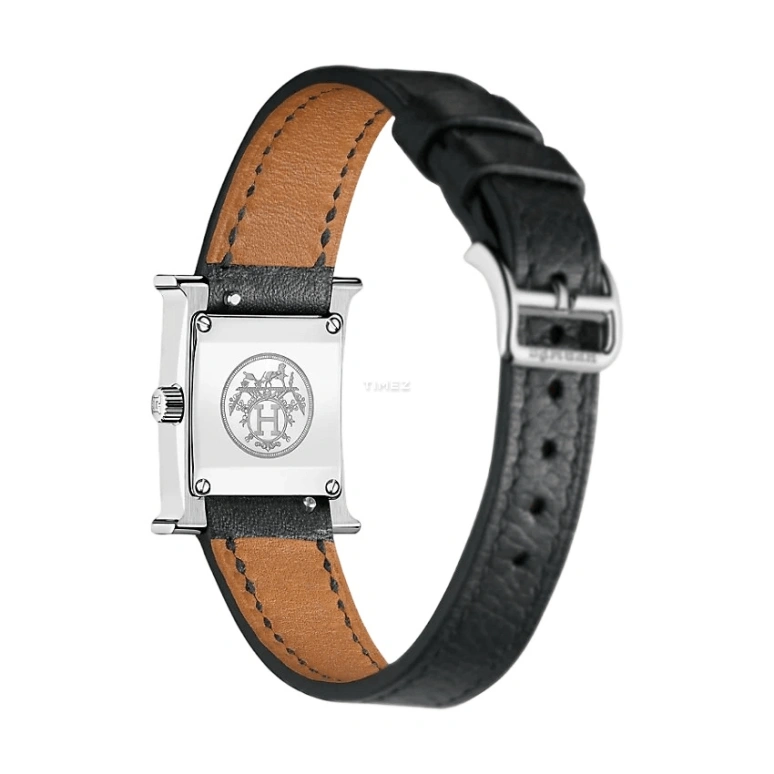 Hermès,Heure H 17.20x17.20mm,17.20x17.20mm,Stainless Steel,White,Quartz,Sapphire,Crystal Glass,Square,W037877WW00