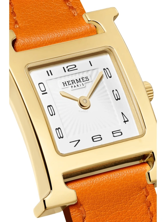 Hermès,Heure H 21x21mm,21x21mm,Stainless Steel,White,Quartz,Sapphire,Square,W036736WW00