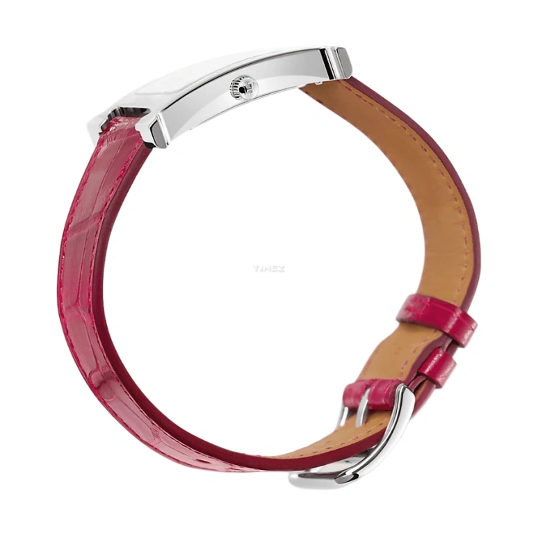 Hermès,Heure H 26x26mm,26x26mm,Stainless Steel,White,Quartz,Sapphire,Crystal Glass,Square,W036811WW00