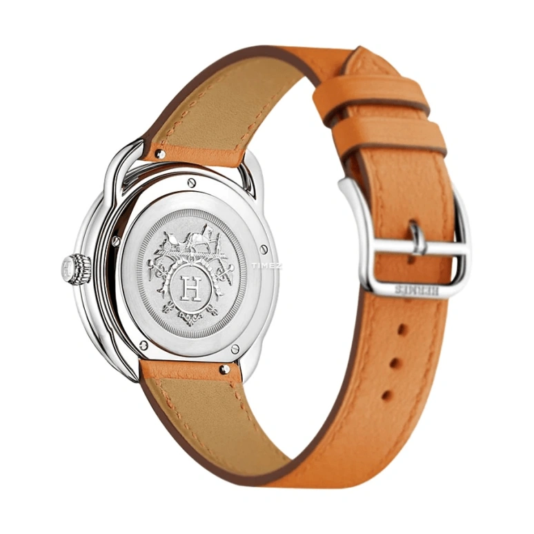 Hermès,Arceau 36mm,36mm,Stainless Steel,White,Quartz,Sapphire,Crystal Glass,Round,W042946WW00