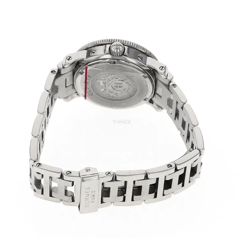 Hermès,Clipper 28mm,28mm,Stainless Steel,White,Quartz,Day,Sapphire,Crystal Glass,CL5,CL5.210.130/3766