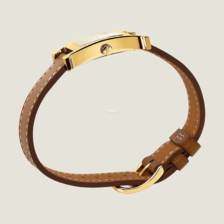 Hermès,Heure H 25x21mm,25x21mm,Stainless Steel,White,Quartz,Sapphire,Crystal Glass,Square,W036734WW00