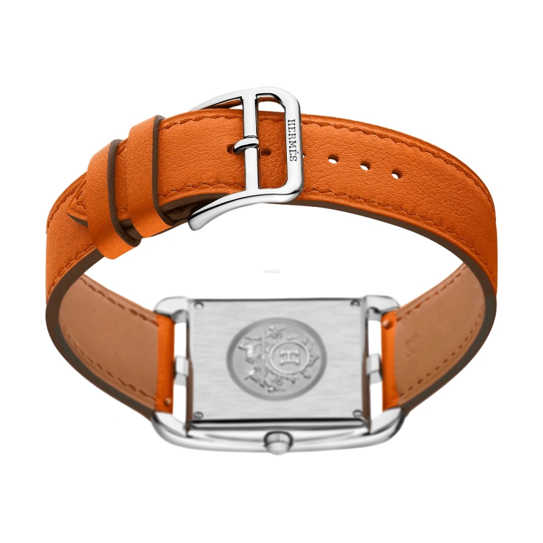Hermès,Cape Cod 29x29mm,29x29mm,Stainless Steel,White,Quartz,Sapphire,Crystal Glass,Square,W044286WW00