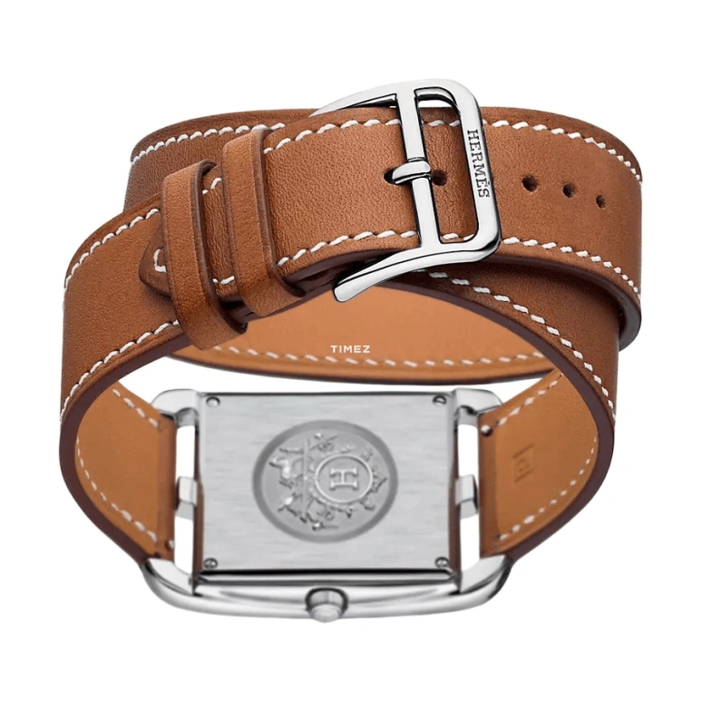 Hermès,Cape Cod 29x29mm,29x29mm,Stainless Steel,White,Quartz,Sapphire,Crystal Glass,Square,W043653WW00