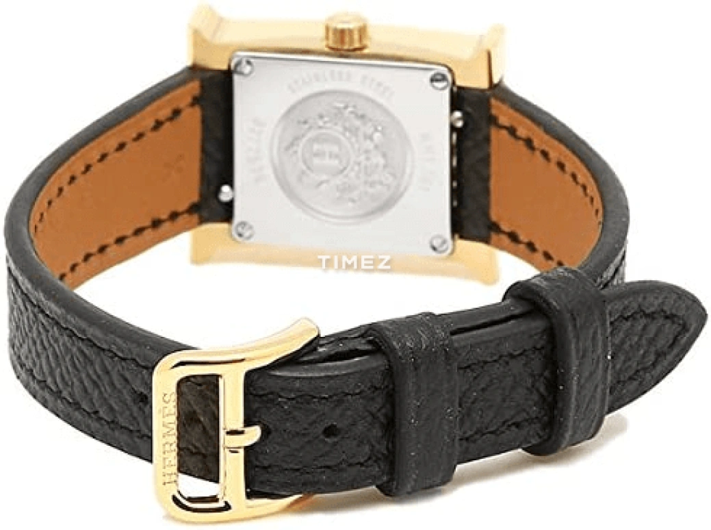 Hermès,Heure H 17.20mm,17.20mm,Stainless Steel,White,Quartz,Sapphire,Square,W037894WW00