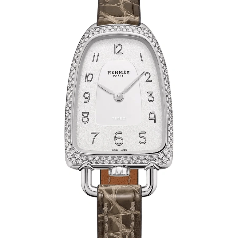 Hermès,Galop D'Hermès 20x27.20mm,20x27.20mm,Stainless Steel,Silver,Quartz,Sapphire,Other,W053764WW00