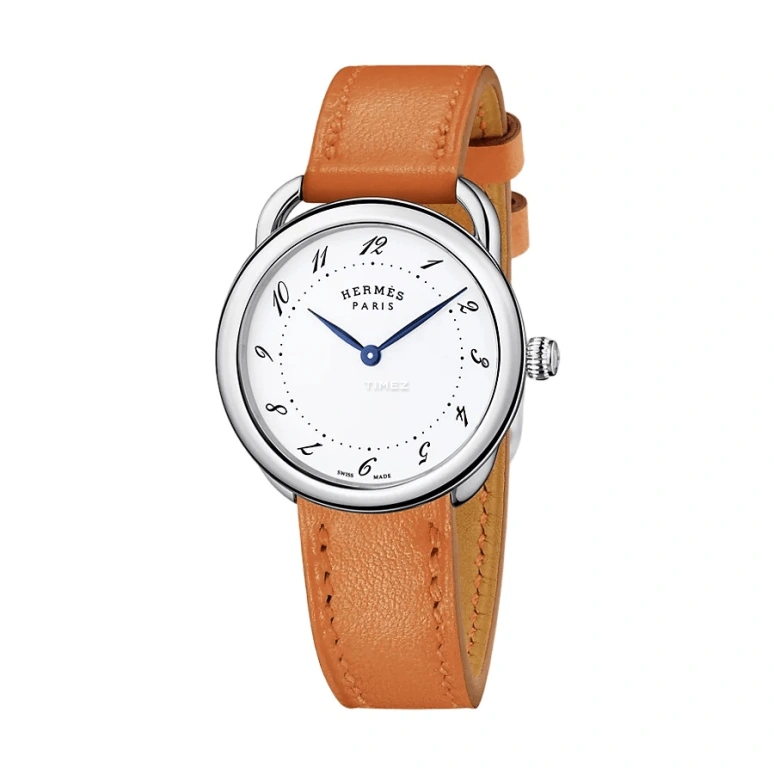 Hermès,Arceau 36mm,36mm,Stainless Steel,White,Quartz,Sapphire,Crystal Glass,Round,W042946WW00