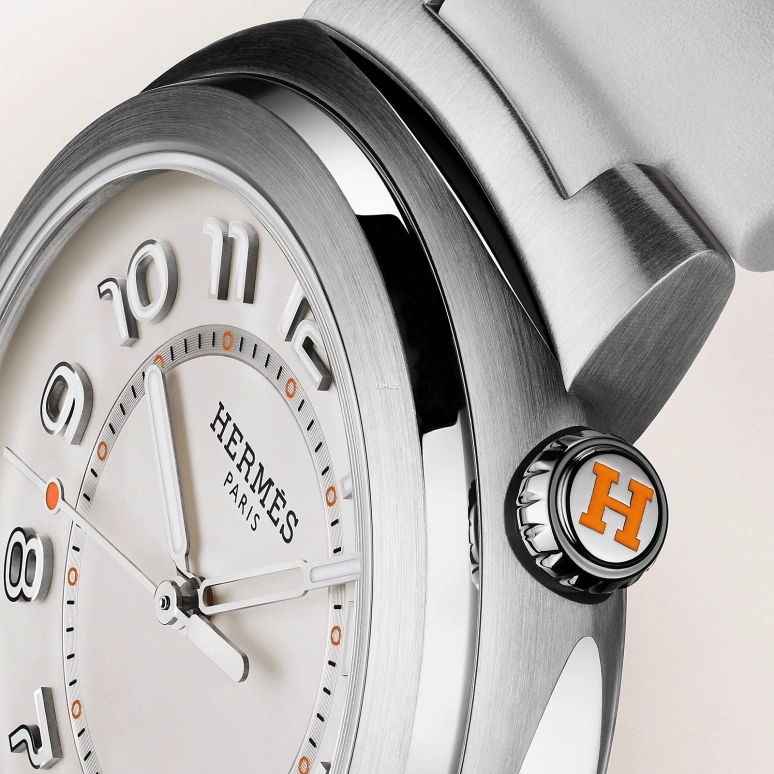 Hermès,Hermès Cut 36mm,36mm,Stainless Steel,Silver White,Automatic,50hours,In-house Caliber,W404929WW00