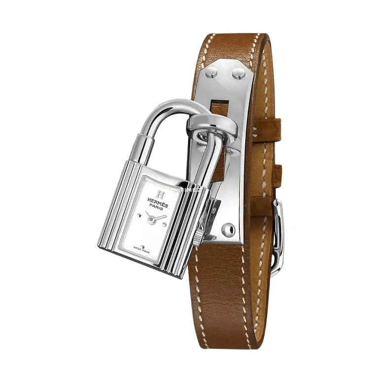 Hermès,Kelly 20x20mm,20x20mm,Stainless Steel,Silver White,Quartz,Hardlex,Other,W026734WW00