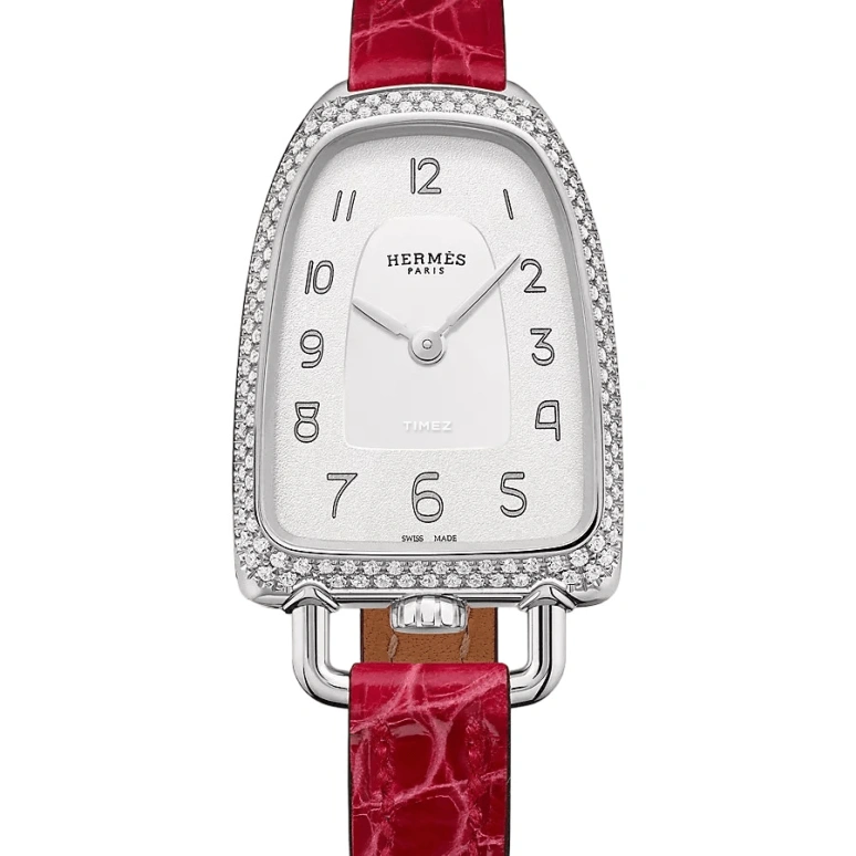 Hermès,Galop D'Hermès 20x27.20mm,20x27.20mm,Stainless Steel,Silver,Quartz,Sapphire,Crystal Glass,Other,W053767WW00