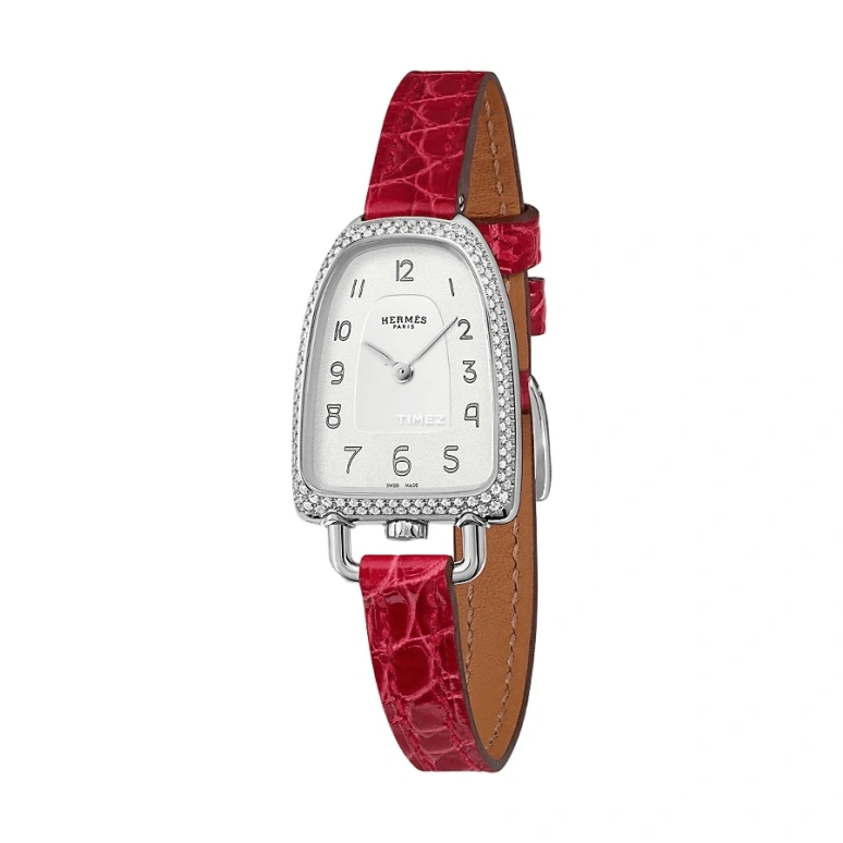 Hermès,Galop D'Hermès 20x27.20mm,20x27.20mm,Stainless Steel,Silver,Quartz,Sapphire,Crystal Glass,Other,W053767WW00