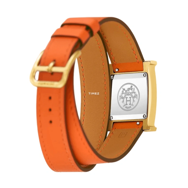Hermès,Heure H 21x21mm,21x21mm,Stainless Steel,White,Quartz,Sapphire,Crystal Glass,Square,W036738WW00