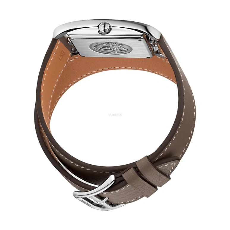 Hermès,Cape Cod 29x29mm,29x29mm,Stainless Steel,White,Quartz,Day,Sapphire,Crystal Glass,W043667WW00