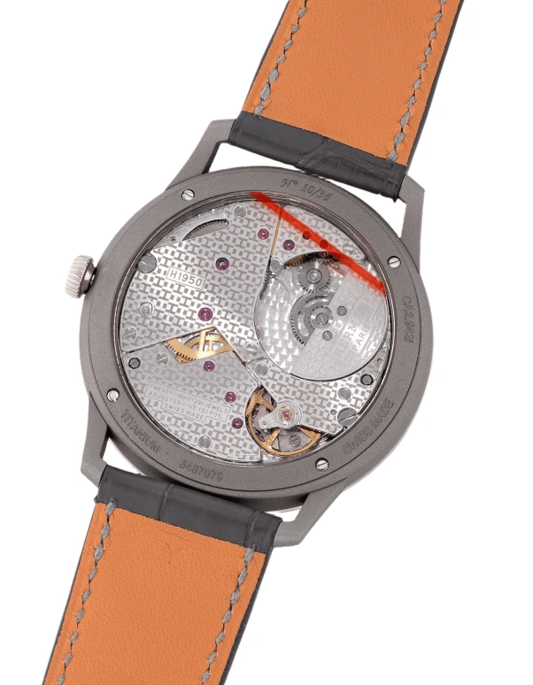 Hermès,Slim d'Hermès 39.50mm,39.50mm,White Gold,Titanium,Multi-Color,Automatic,42hours,In-house Caliber,CLAIR DE LUNE