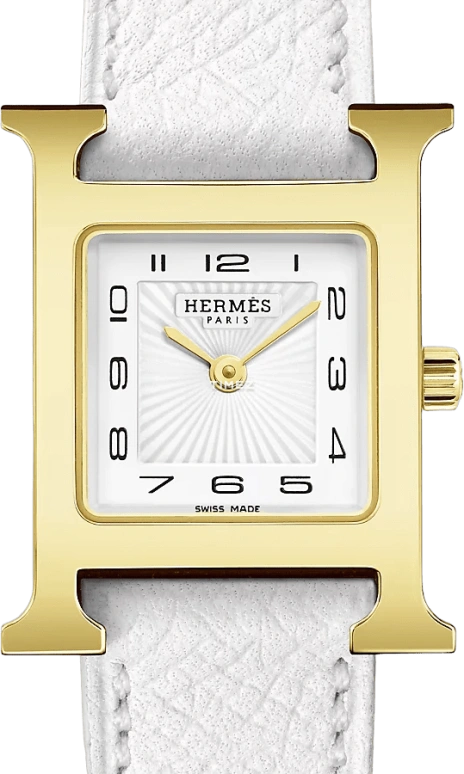 Hermès,Heure H 21x21mm,21x21mm,Stainless Steel,White,Quartz,Sapphire,Crystal Glass,Square,W036735WW00
