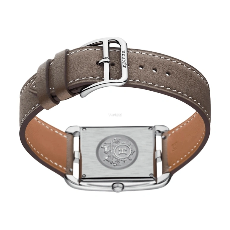 Hermès,Cape Cod 29x29mm,29x29mm,Stainless Steel,White,Quartz,Day,Sapphire,Crystal Glass,W043640WW00