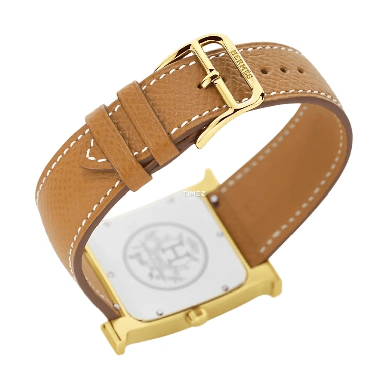 Hermès,Heure H 30.50x30.50mm,30.50x30.50mm,Stainless Steel,White,Quartz,Sapphire,Crystal Glass,Square,W036842WW00