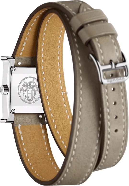 Hermès,Heure H 17.20x17.20mm,17.20x17.20mm,Stainless Steel,White,Quartz,Sapphire,Crystal Glass,Square,W037884WW00