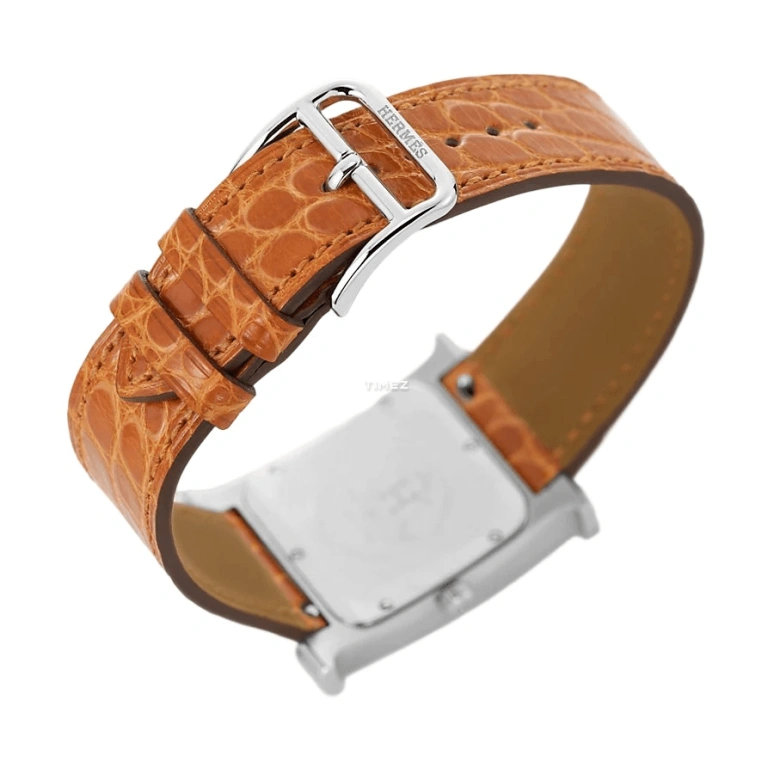 Hermès,Heure H 26x26mm,26x26mm,Stainless Steel,White,Quartz,Sapphire,Square,W036812WW00
