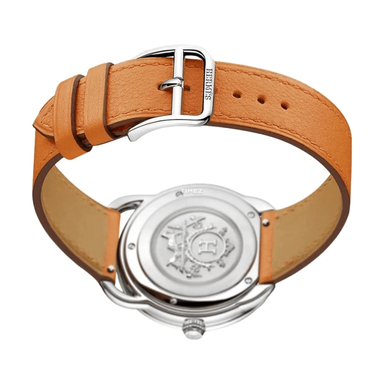 Hermès,Arceau 36mm,36mm,Stainless Steel,White,Quartz,Sapphire,Crystal Glass,Round,W042946WW00