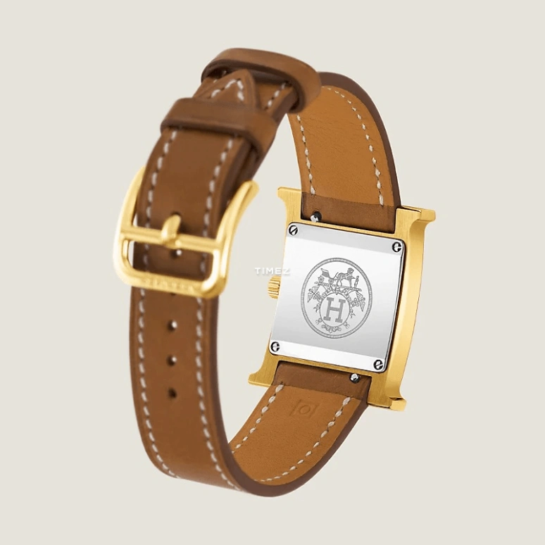 Hermès,Heure H 25x21mm,25x21mm,Stainless Steel,White,Quartz,Sapphire,Crystal Glass,Square,W036734WW00