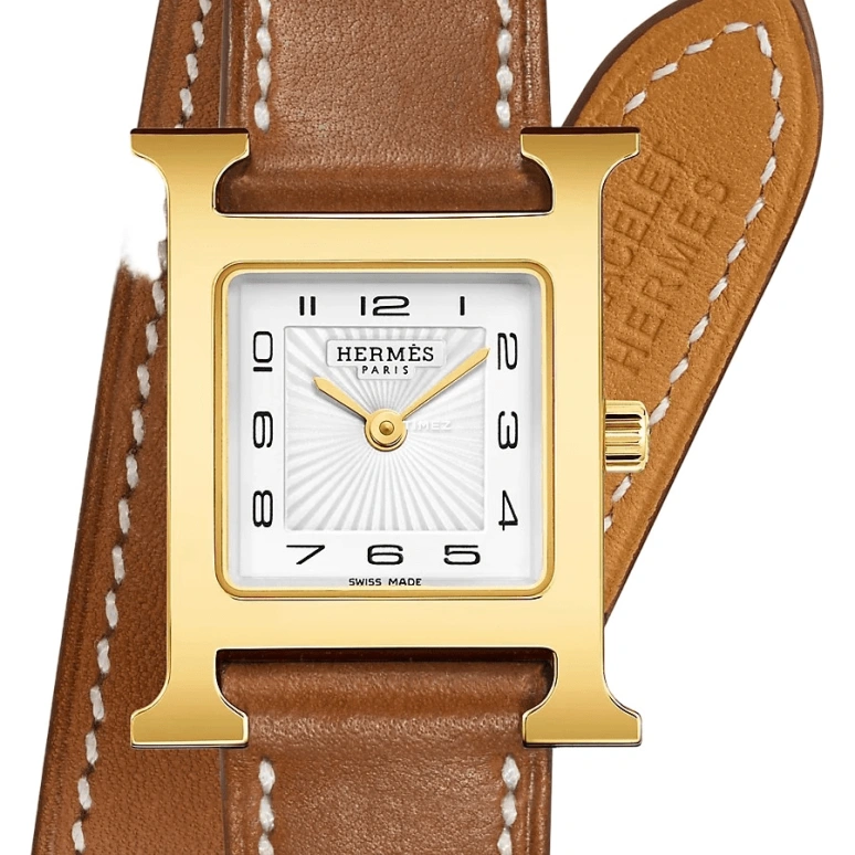 Hermès,Heure H 21x21mm,21x21mm,Stainless Steel,White,Quartz,Sapphire,Crystal Glass,Square,W036737WW00