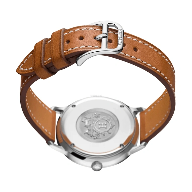 Hermès,Slim d'Hermès 32mm,32mm,Stainless Steel,White,Quartz,Sapphire,Round,W041686WW00