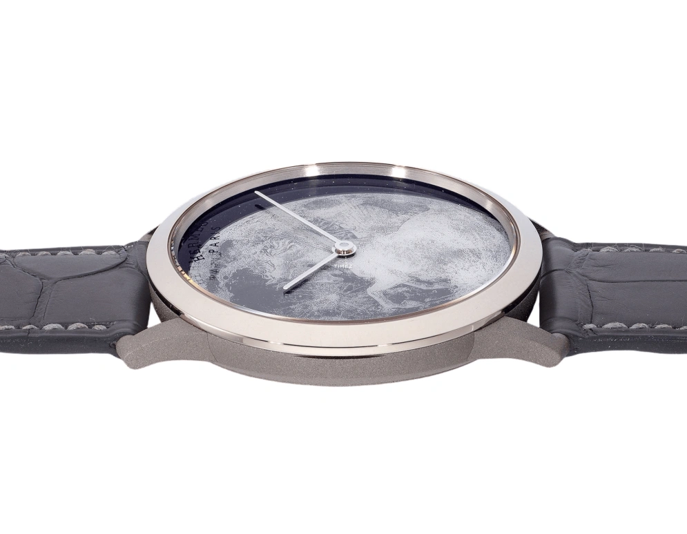 Hermès,Slim d'Hermès 39.50mm,39.50mm,White Gold,Titanium,Multi-Color,Automatic,42hours,In-house Caliber,CLAIR DE LUNE