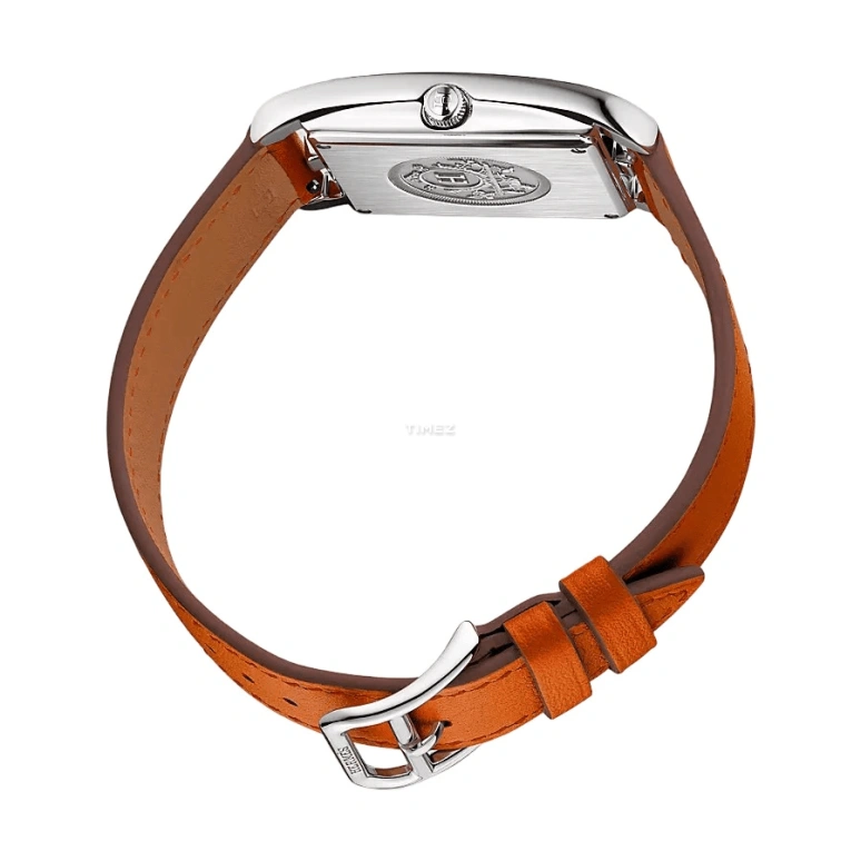 Hermès,Cape Cod 29x29mm,29x29mm,Stainless Steel,White,Quartz,Sapphire,Crystal Glass,Square,W044286WW00