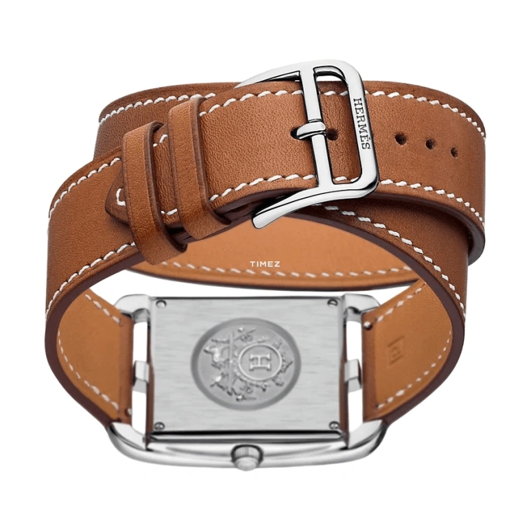 Hermès,Cape Cod 29x29mm,29x29mm,Stainless Steel,White,Quartz,Day,Sapphire,Crystal Glass,W043654WW00