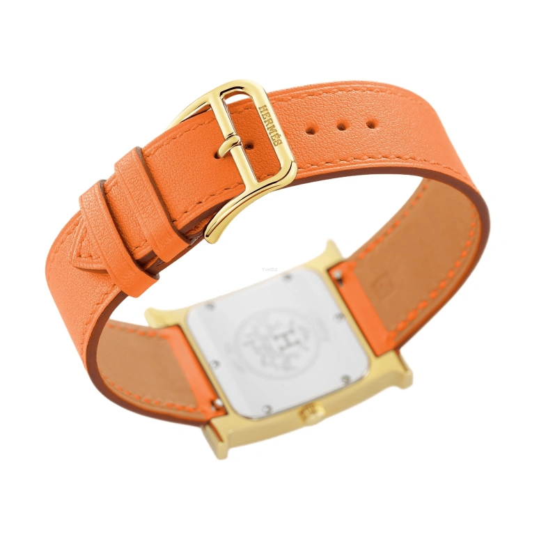 Hermès,Heure H 26x26mm,26x26mm,Stainless Steel,White,Quartz,Sapphire,Crystal Glass,Square,W036786WW00