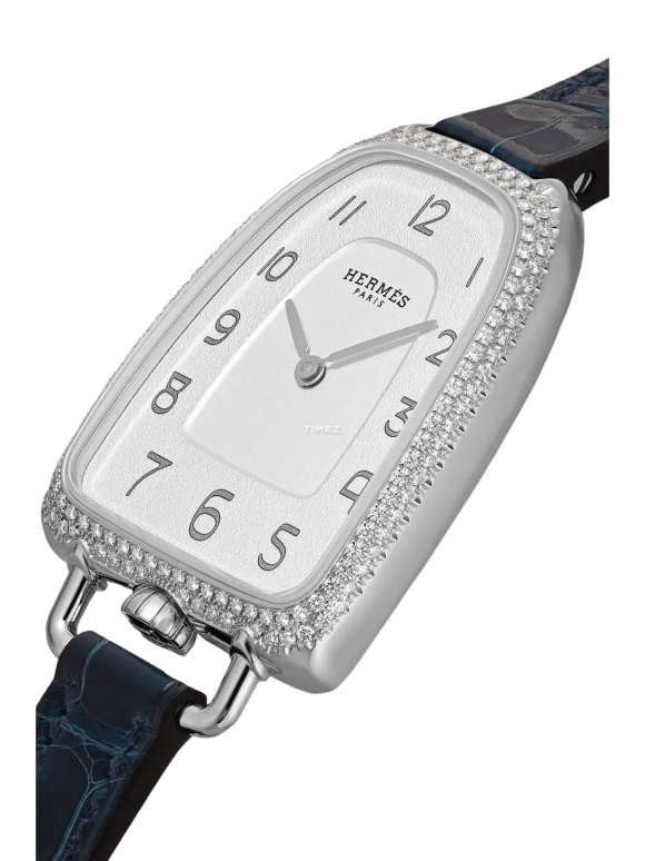 Hermès,Galop D'Hermès 40.80mm,40.80mm,Stainless Steel,Silver White,Quartz,Sapphire,Crystal Glass,Other,W047887WW00