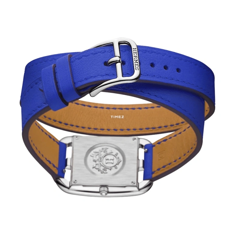 Hermès,Cape Cod 23x23mm,23x23mm,Stainless Steel,White,Quartz,Sapphire,Crystal Glass,Square,W040249WW00