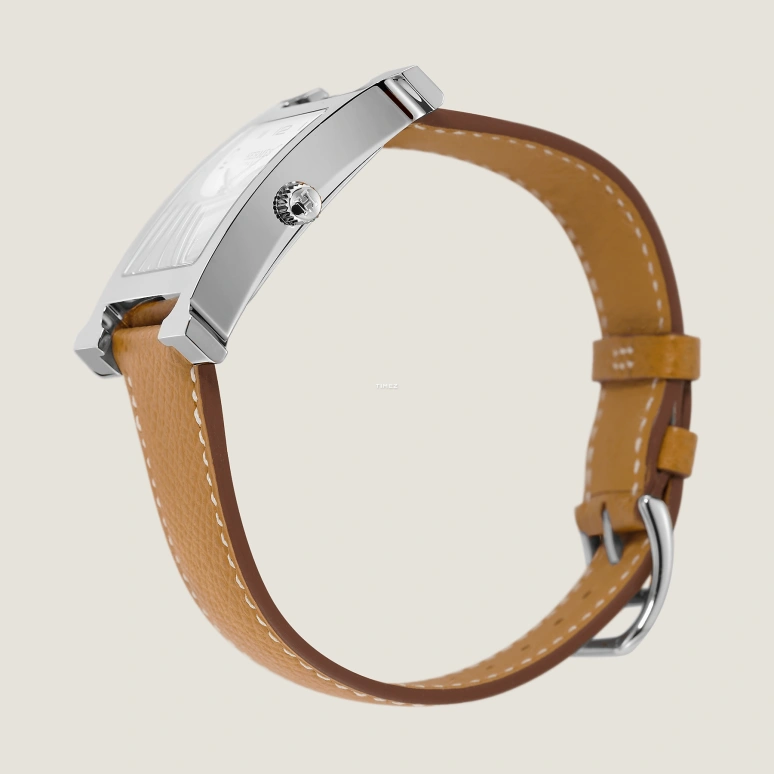 Hermès,Heure H 30.50x30.50mm,30.50x30.50mm,Stainless Steel,White,Quartz,Sapphire,Square,W036831WW00