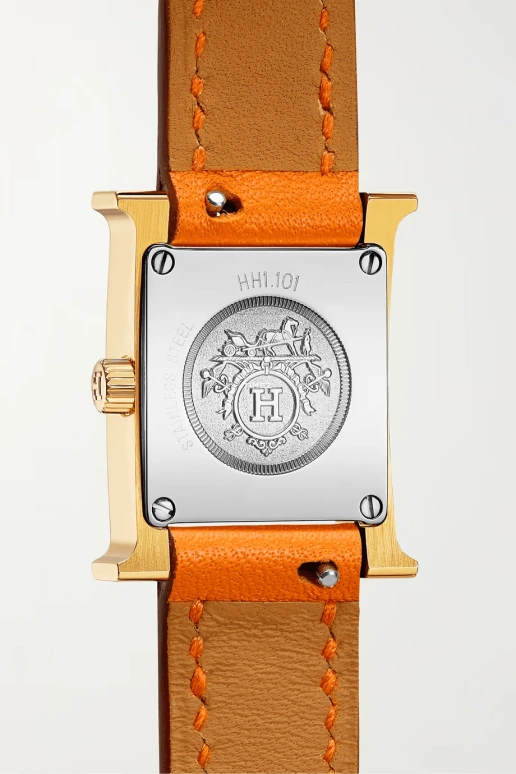 Hermès,Heure H 17.20mm,17.20mm,Stainless Steel,Silver White,Quartz,Sapphire,Square,W037895WW00