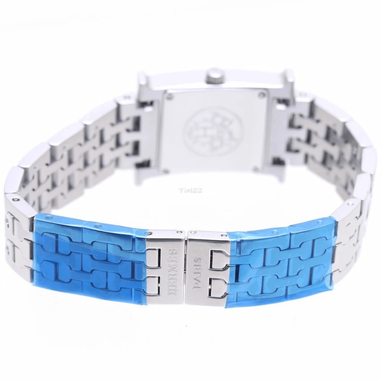 Hermès,H Hour 30x21mm,30x21mm,Stainless Steel,Blue,Quartz,Sapphire,Crystal Glass,Square,HH1,HH1.210.284/4804