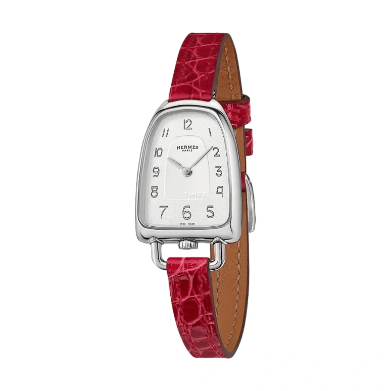 Hermès,Galop D'Hermès 20x32mm,20x32mm,Stainless Steel,White,Quartz,Sapphire,Other,W053759WW00