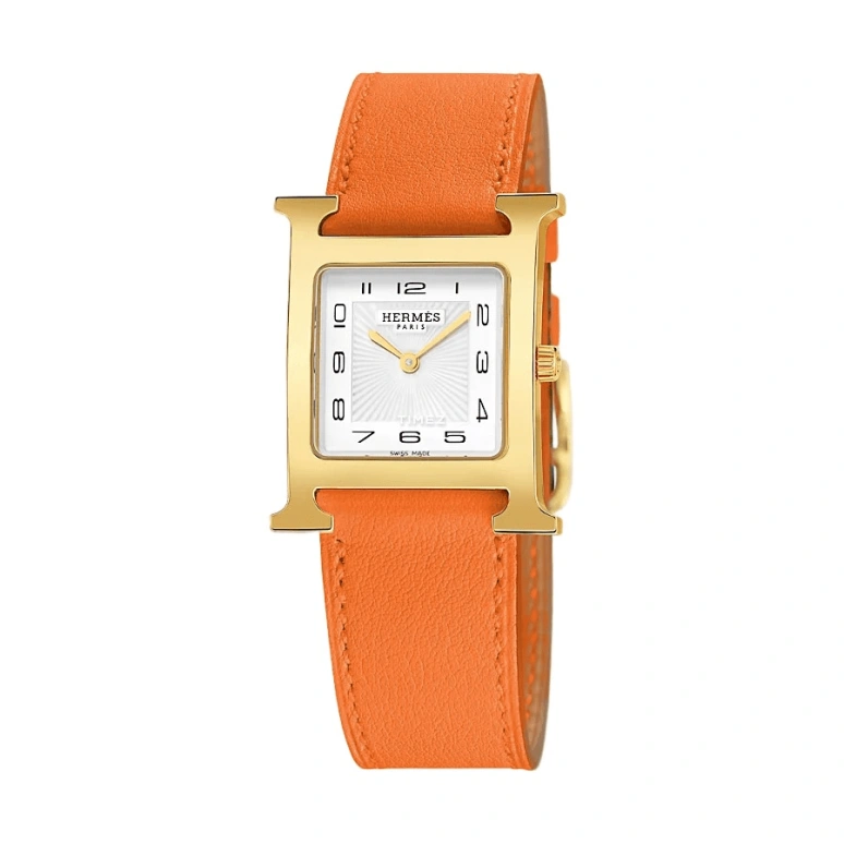 Hermès,Heure H 26x26mm,26x26mm,Stainless Steel,White,Quartz,Sapphire,Crystal Glass,Square,W036786WW00